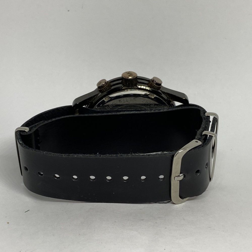 Michael Kors MK8266 Men's Black Leather Analog Dial Quartz Genuine Watch EY690 - Picture 10 of 12